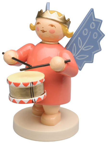 Angel Wearing Crown with Drum / New 2024