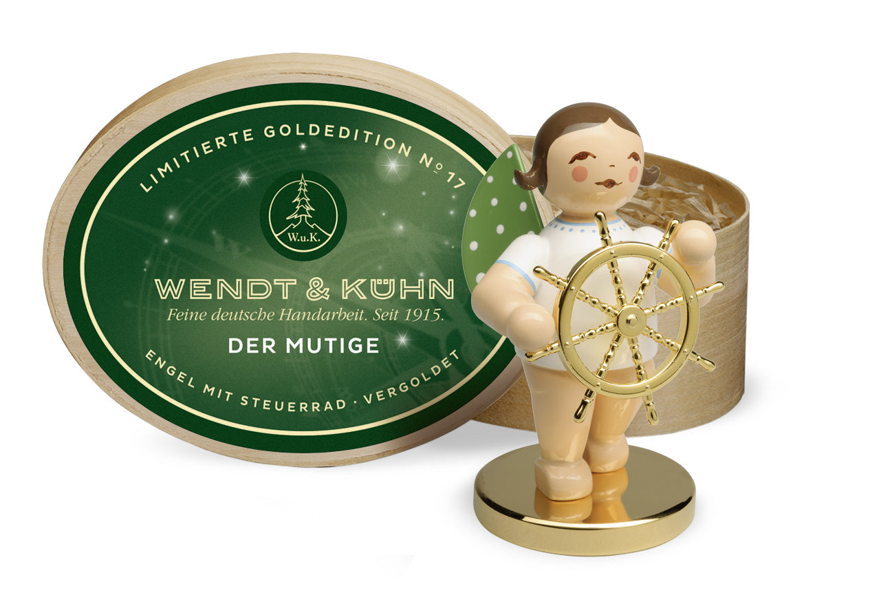 Grünhainichen Gold Edition Angel / The Courageous One with Splinter Box / No. 17 / SALE Save 20%