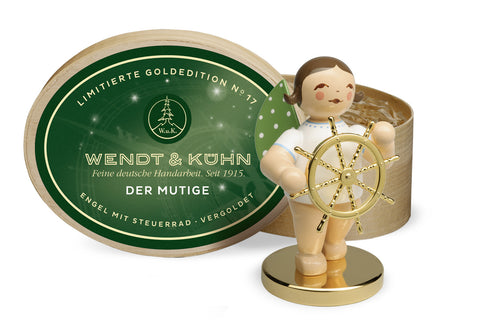 Grünhainichen Gold Edition Angel / The Courageous One with Splinter Box / No. 17 / SALE Save 20%