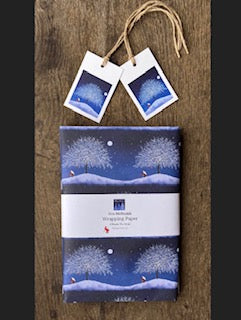 Eva Melhuish - Pack of Two Gift Wrap Sheets with Tags