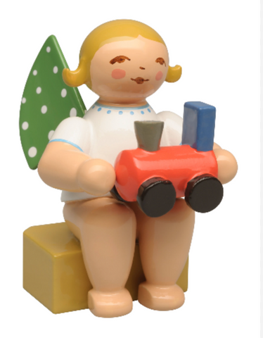 2026 Calendar Figure, Angel with Locomotive