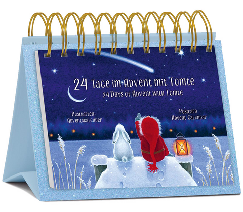 Postcard Tomte Advent Calendar / Eva Melhuish