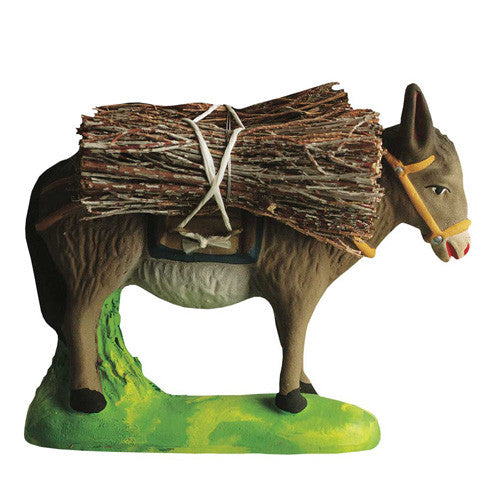 Donkey with Bundles of Sticks - Âne chargé de fagots -Size #3 / Grande