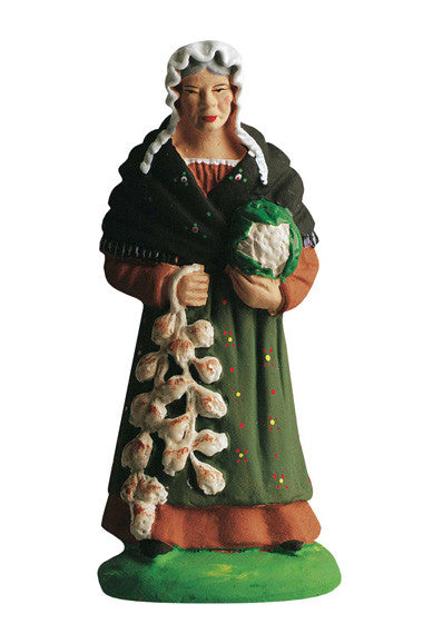 Woman with Cabbage and Garlic - Femme au chou et a l'ail - Size #3 / Grande