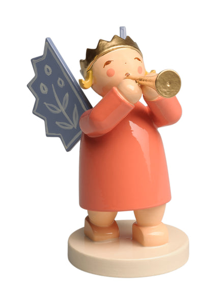Angel Wearing Crown with Small Trumpet