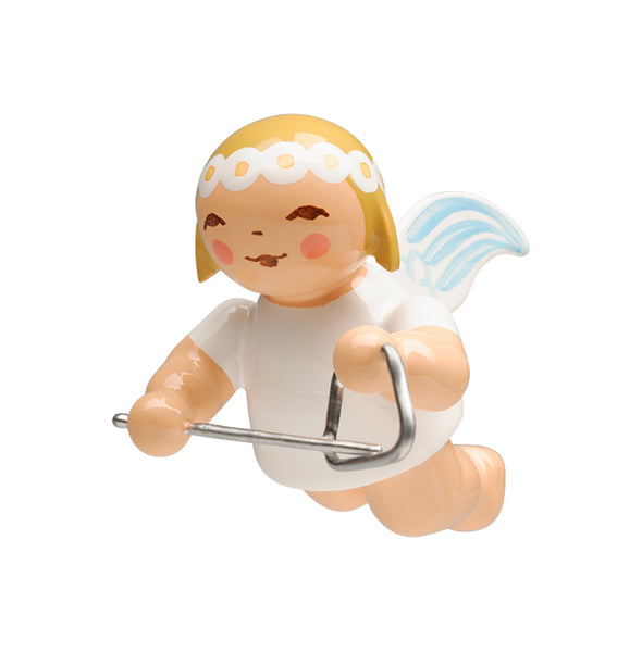 Small Flying / Suspended Marguerite Angel with Triangle - 1"