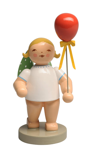 Grünhainichen Angel with Red Balloon