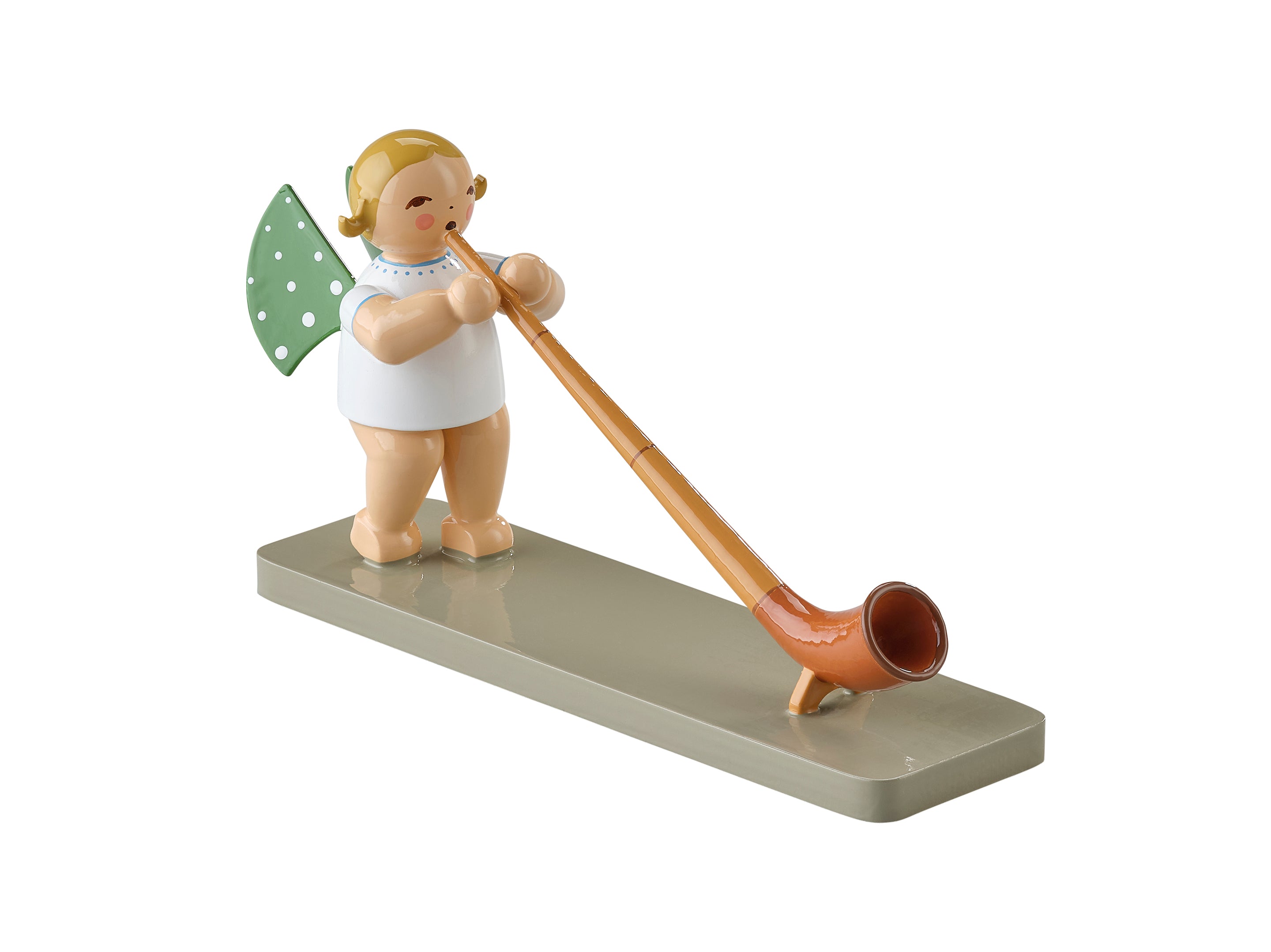 Angel Orchestra Musician with Alpenhorn