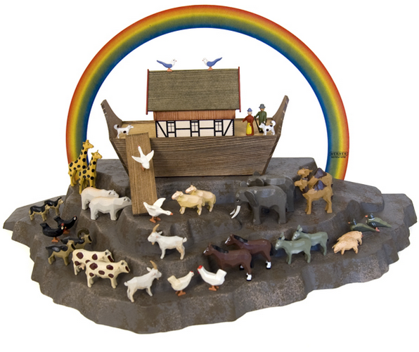 Mountain Display Platform - 3 tier - for Christian Werner's Small Noah's Ark