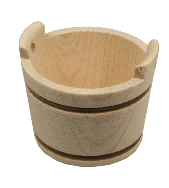 Wooden Tub / Bucket - 3/4" tall