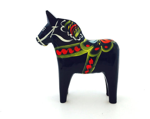 Blue Dala Horse - 4"