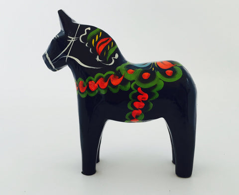 Blue Dala Horse - 5"