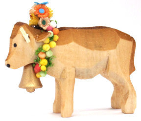Almabtrieb Cow with Headdress
