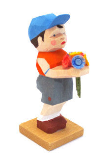 Boy with Flowers