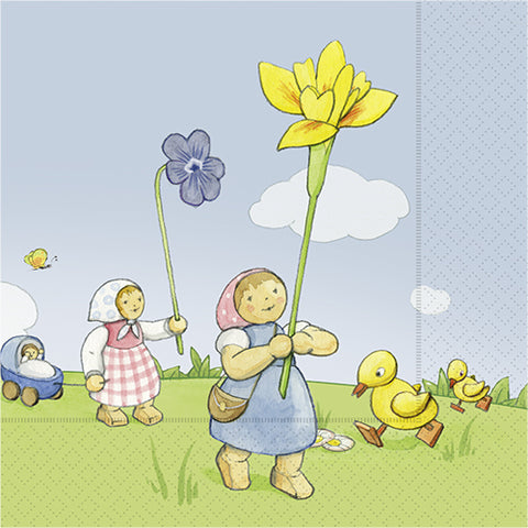 "Garden Parade" Paper Napkins