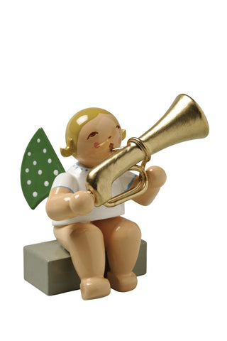 Angel Orchestra Seated Musician with Tuba