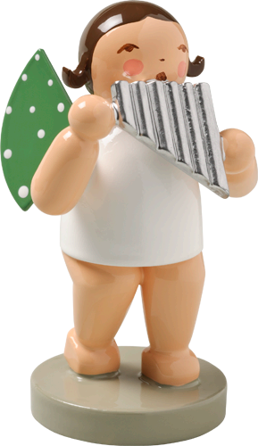 Angel Orchestra Musician with Pan Pipes / Pan Flute