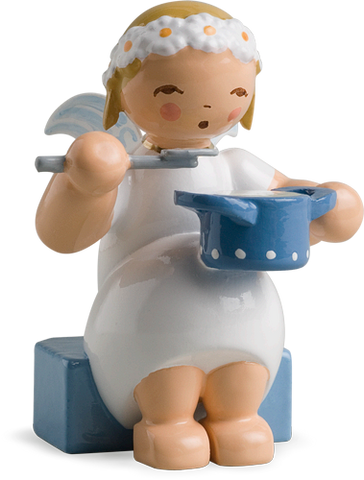 Marguerite Angel with Saucepan