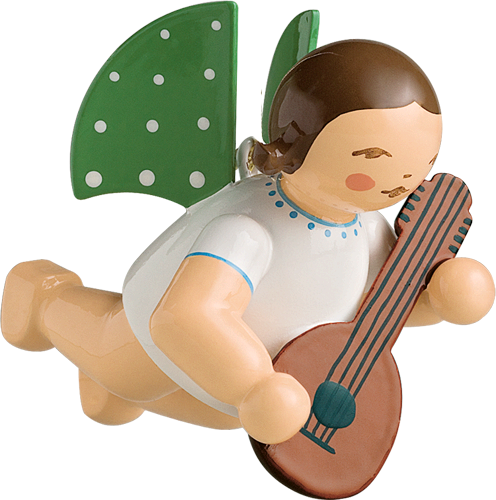 Flying / Suspended Grünhainichen Angel with Mandolin - 2"