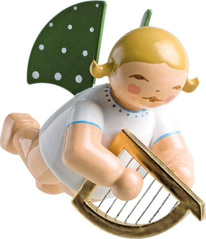 Flying / Suspended Grünhainichen Angel with Harp - 2"