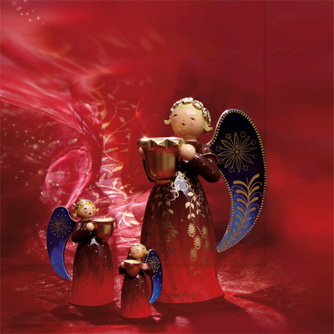 "Richly Painted Angel" Paper Napkins