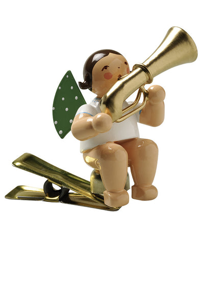 Clip-on Angel with a Tuba