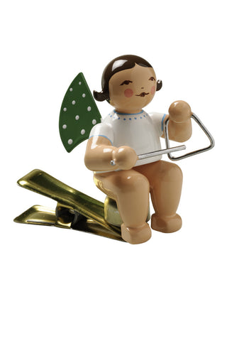 Clip-on Angel with a Triangle