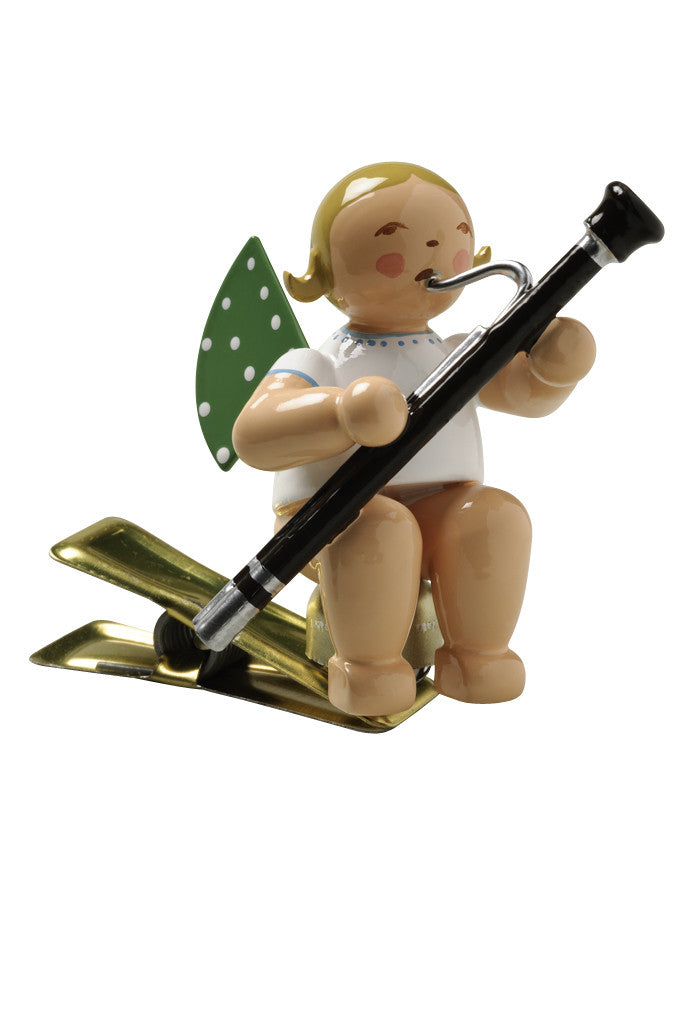 Clip-on Angel with a Bassoon