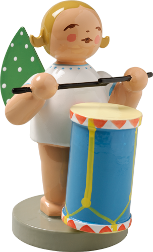 Angel Orchestra Musician with Military Drum