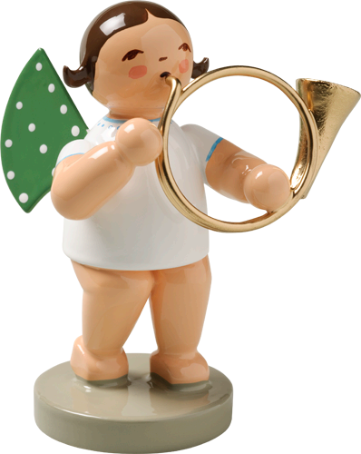 Angel Orchestra Musician with Bass Horn