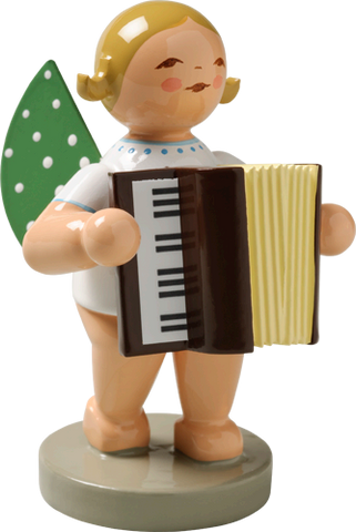 Angel Orchestra Musician with Accordion