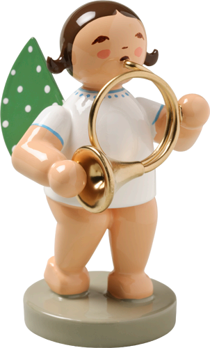 Angel Musician with Orchestra Horn