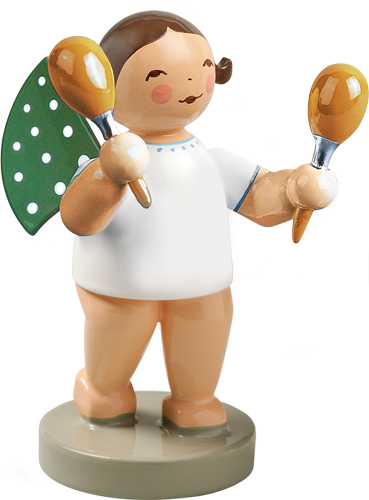 Angel Orchestra Musician with Maracas