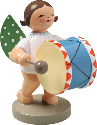 Angel Orchestra Musician with Small Bass Drum
