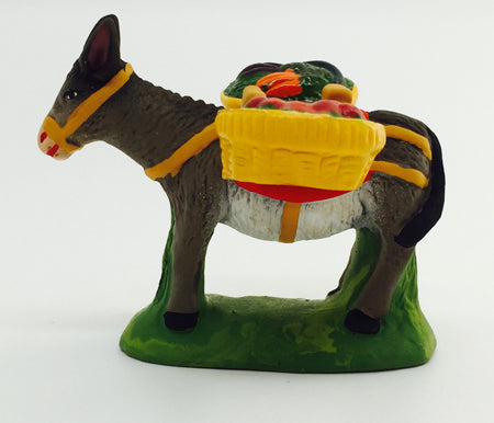 Donkey with Baskets of Fruit - Âne chargé de fruits / Size #2 (Elite)
