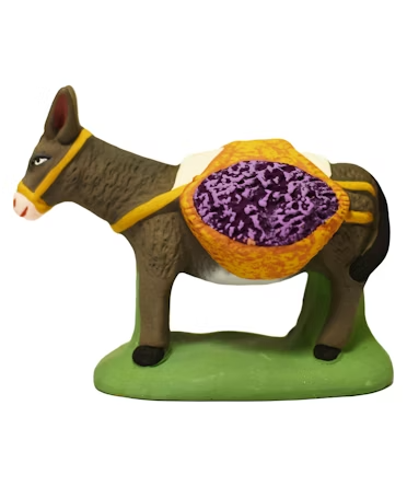 Donkey with Lavender - Âne chargé de lavande -Size #2 / Lavander / New 2024