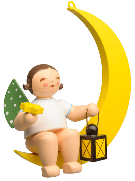 Angel with Star and Lantern on Moon / PREORDER NOW FOR AUGUST DELIVERY