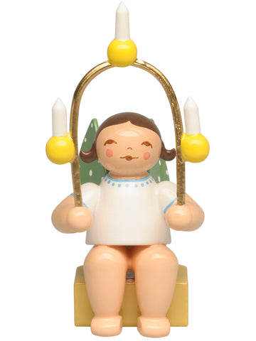 Small Grünhainichen Angel with Candle Arch / New 2024
