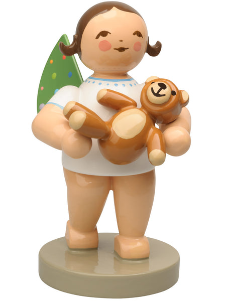 Angel with Colored Dots on its Wings and Teddy Bear / New 2026 / PREORDER NOW FOR JULY DELIVERY