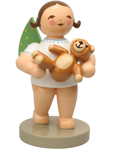 Angel with Colored Dots on its Wings and Teddy Bear / New 2026 / PREORDER NOW FOR JULY DELIVERY