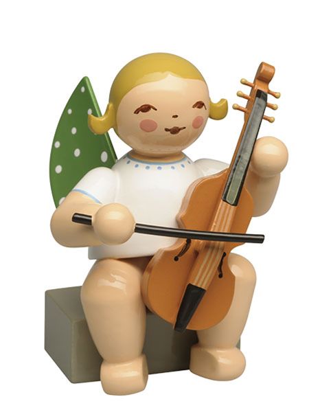 Angel Seated with Viola  / New 2025 / PRE-ORDER NOW FOR MARCH DELIVERY