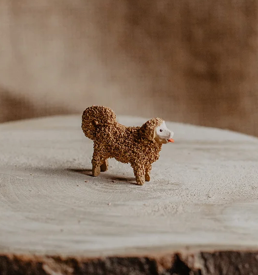 Sheep Dog, hand-carved - 1" / Size Small