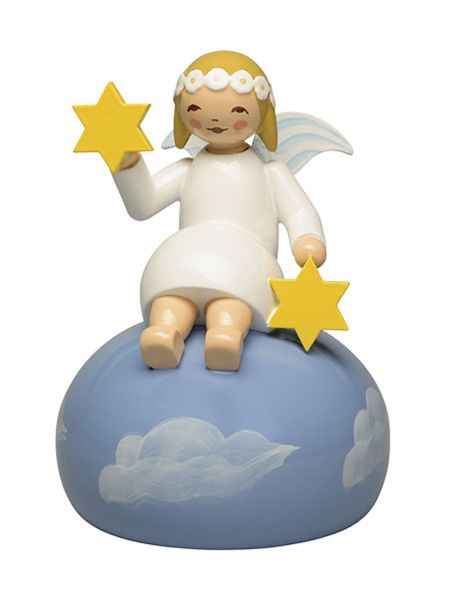 Marguerite Angel Sitting with Clouds and Stars / New 2025