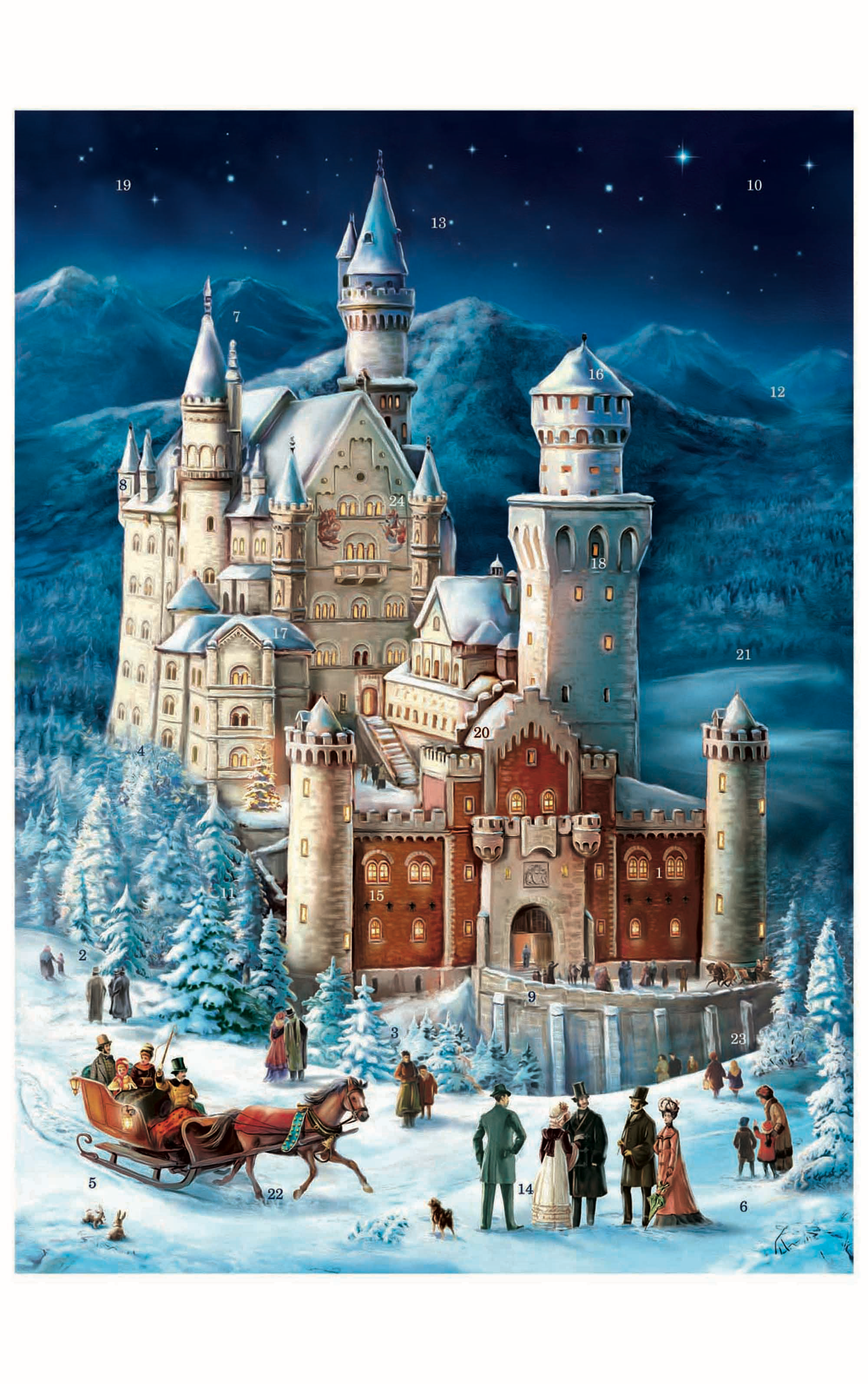 Neuschwanstein Advent Calendar