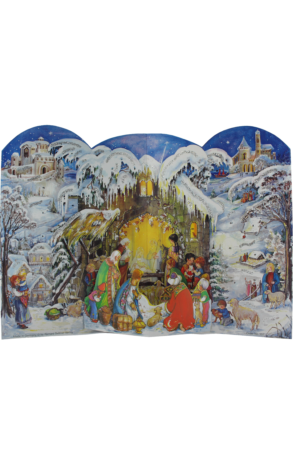 Nativity Scene Advent Calendar - 3 Dimensional