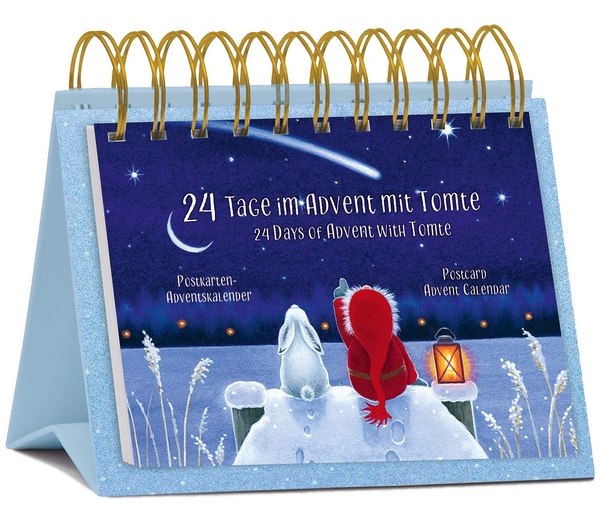Postcard Tomte Advent Calendar / Eva Melhuish