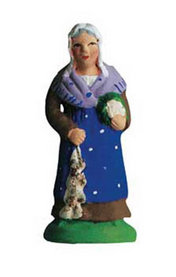 Woman with Cabbage and Garlic - Femme au chou et a l'ail - Size #1 / Cricket