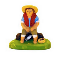 Seated Fisherman - Pêcheur Assis - Size #1 / Cricket - New 2005