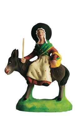 Woman on a Donkey - Femme sur l'âne - Size #2 / Elite
