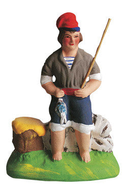 Seated Fisherman - Pêcheur Assis - Size #2 / Elite